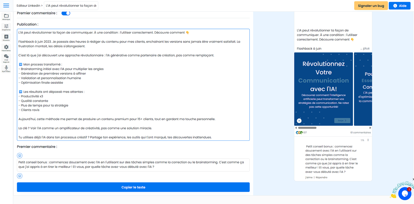 Lire la suite à propos de l’article Guide des dimensions des visuels, des postes et des commantaires sur Linkedin